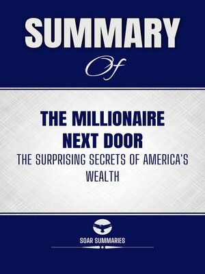 cover image of Summary of the Millionaire Next Door
